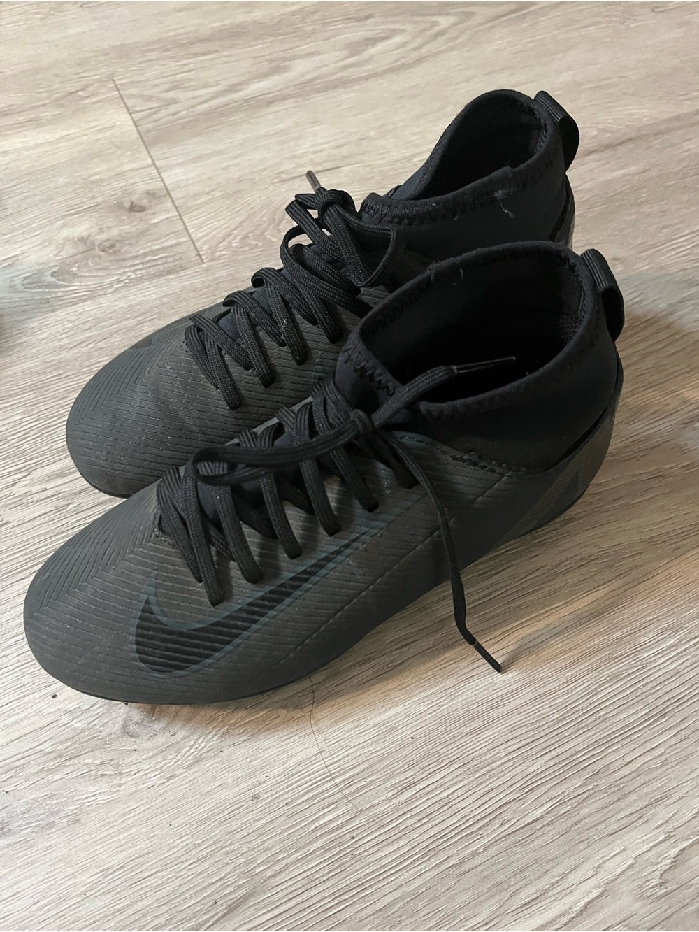Nike Jr. Mercurial Superfly 7 Club FG/MG, Black Colorway